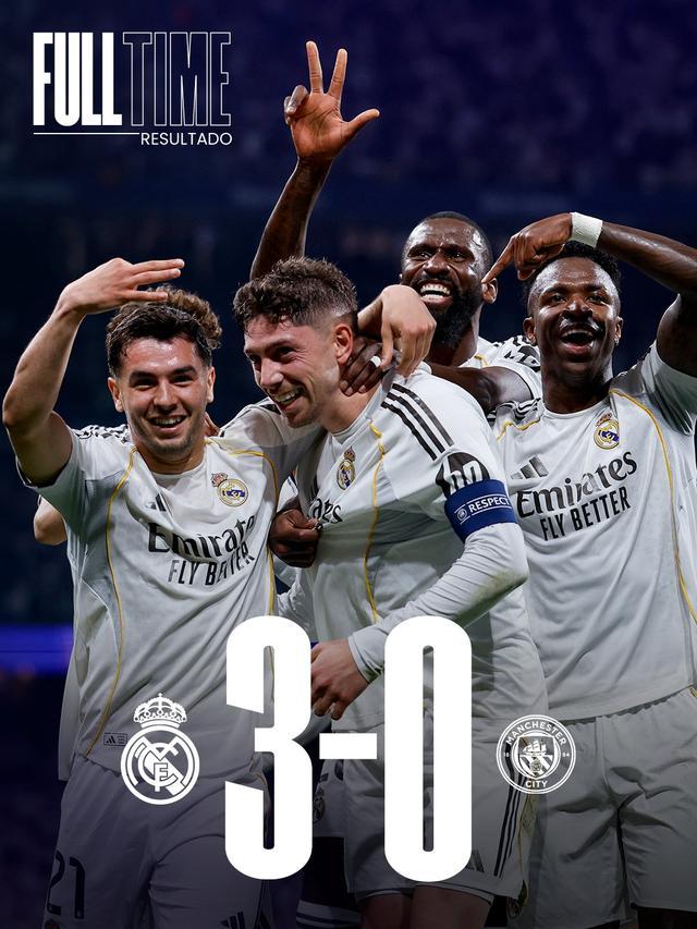 DB电竞-皇马3-0打垮曼城！巴尔韦德半场疯狂戴帽，残阵造欧冠神迹